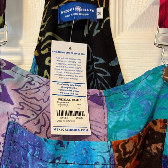 Colorful Patchwork Overalls - Picture 6 of 6